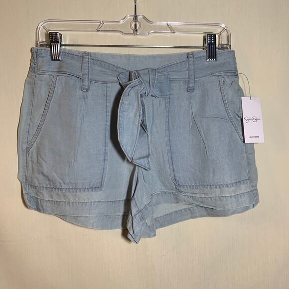 Jessica Simpson Petra Chambray Shorts - Picture 1 of 4